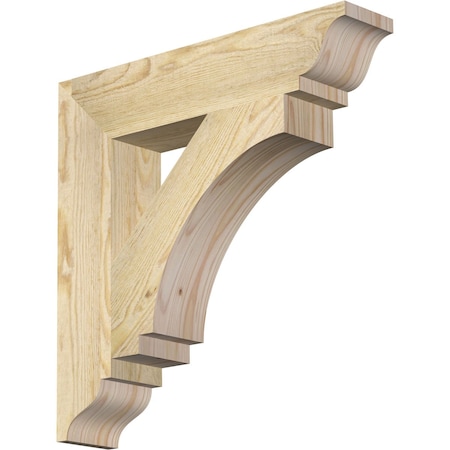 Ekena Millwork Imperial Traditional Rough Sawn Bracket, Douglas Fir, 4"W x 20"D x 20"H BKT04X20X20IMP01RDF